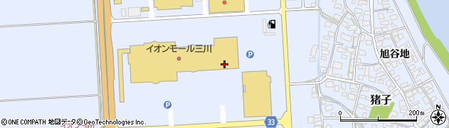 めん蔵 イオンモール三川店周辺の地図
