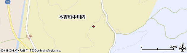 宮城県気仙沼市本吉町中川内148周辺の地図
