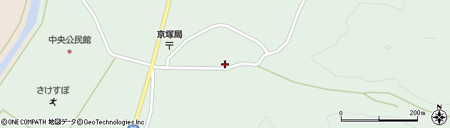 山形県最上郡鮭川村京塚1088周辺の地図