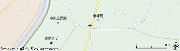 山形県最上郡鮭川村京塚1188周辺の地図