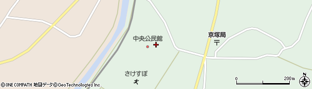 山形県最上郡鮭川村京塚1324周辺の地図