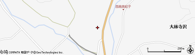 宮城県栗原市金成干谷沢周辺の地図