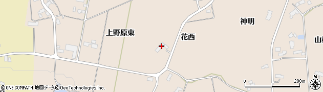 宮城県栗原市栗駒猿飛来上野原東60周辺の地図
