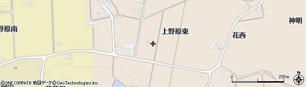 宮城県栗原市栗駒猿飛来（上野原東）周辺の地図