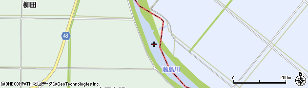 藤島川周辺の地図
