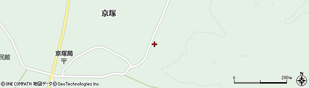 山形県最上郡鮭川村京塚1021周辺の地図