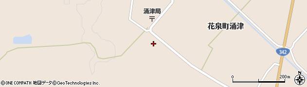岩手県一関市花泉町涌津中町3周辺の地図