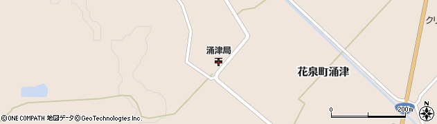 涌津郵便局 ＡＴＭ周辺の地図