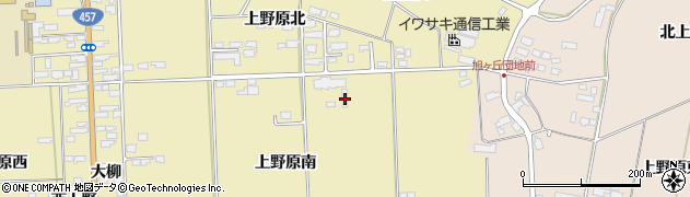 宮城県栗原市栗駒中野上野原南93周辺の地図