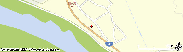 山形県酒田市臼ケ沢朝割周辺の地図
