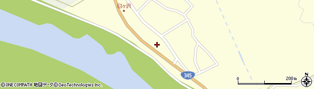 山形県酒田市臼ケ沢（朝割）周辺の地図