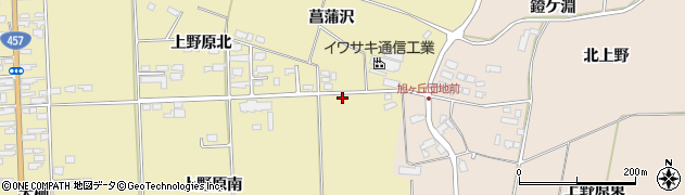 宮城県栗原市栗駒中野上野原南128周辺の地図