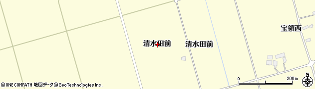 宮城県栗原市栗駒稲屋敷清水田前周辺の地図