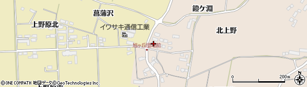 宮城県栗原市栗駒猿飛来北上野10-3周辺の地図