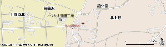 宮城県栗原市栗駒猿飛来北上野10-6周辺の地図