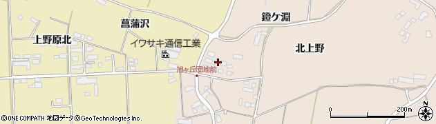 宮城県栗原市栗駒猿飛来北上野10-9周辺の地図