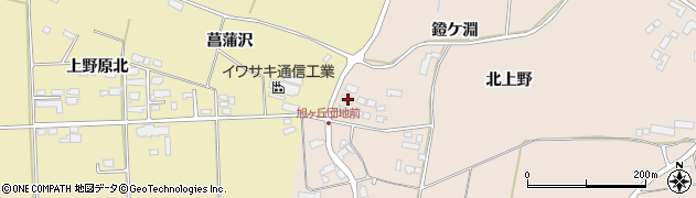 宮城県栗原市栗駒猿飛来北上野10-12周辺の地図