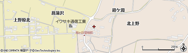 宮城県栗原市栗駒猿飛来北上野10-5周辺の地図