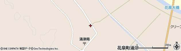 岩手県一関市花泉町涌津新町2周辺の地図