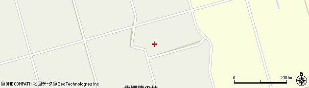 宮城県栗原市鶯沢北郷道東中島周辺の地図