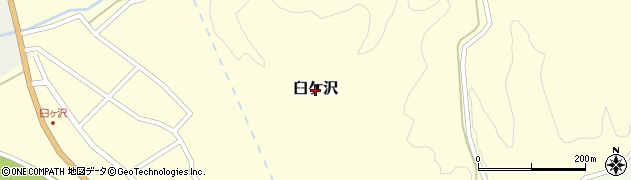 山形県酒田市臼ケ沢周辺の地図