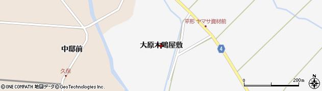宮城県栗原市金成（大原木鴫屋敷）周辺の地図