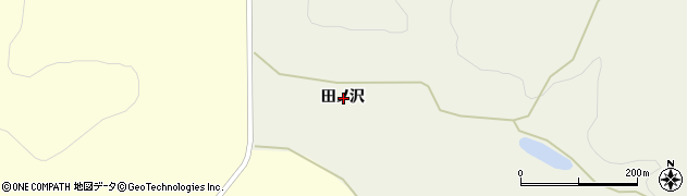 岩手県一関市花泉町日形田ノ沢周辺の地図