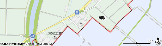 菅原冷蔵株式会社きのこセンター　第三工場周辺の地図