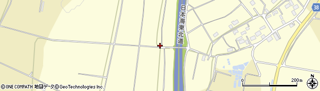 山形県酒田市広岡新田216周辺の地図