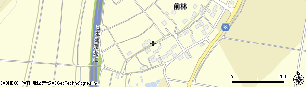 山形県酒田市広岡新田496周辺の地図
