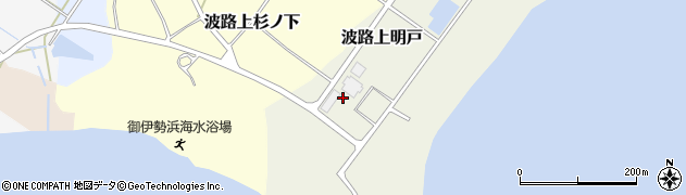 宮城県気仙沼市波路上明戸周辺の地図