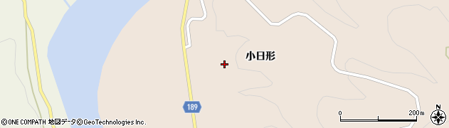 岩手県一関市藤沢町黄海（小日形）周辺の地図