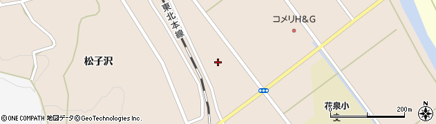 岩手県一関市花泉町涌津道下45周辺の地図
