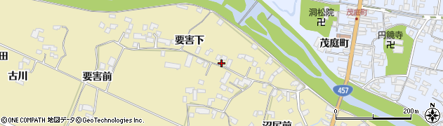 宮城県栗原市栗駒中野要害下123周辺の地図