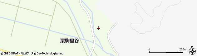 宮城県栗原市栗駒里谷（町田）周辺の地図