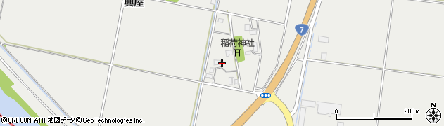 山形県酒田市広野興屋109周辺の地図
