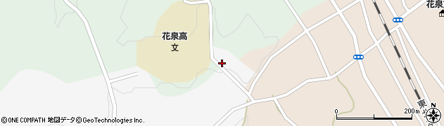岩手県一関市花泉町油島穴ノ沢57-12周辺の地図