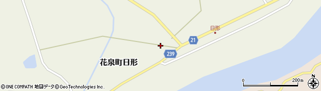 岩手県一関市花泉町日形町裏240周辺の地図