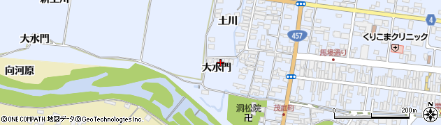 宮城県栗原市栗駒岩ケ崎大水門45周辺の地図