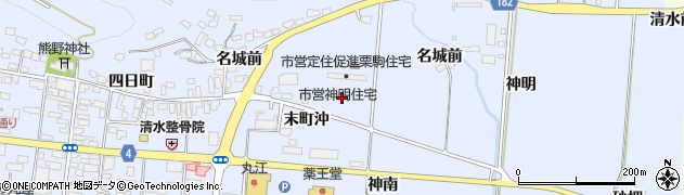 市営神明住宅周辺の地図
