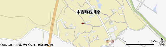 宮城県気仙沼市本吉町石川原周辺の地図
