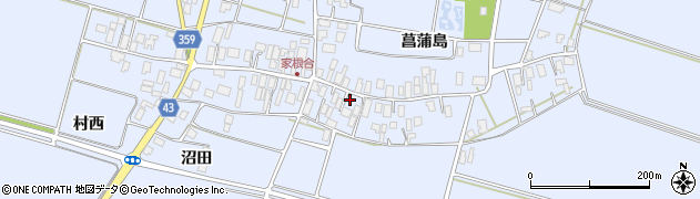 山形県東田川郡庄内町家根合菖蒲島111周辺の地図