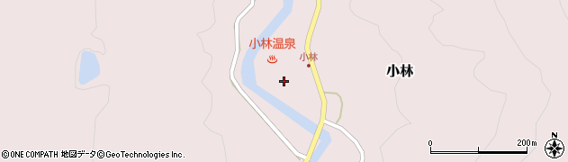 小林温泉周辺の地図