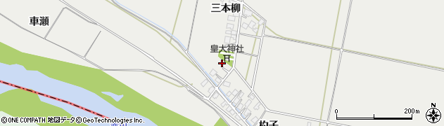 山形県酒田市広野三本柳166周辺の地図