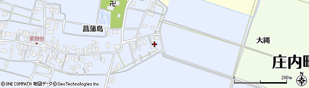 山形県東田川郡庄内町家根合菖蒲島2周辺の地図