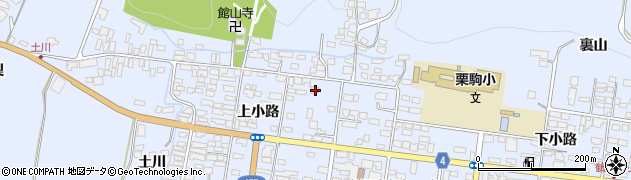 宮城県栗原市栗駒岩ケ崎上小路123周辺の地図
