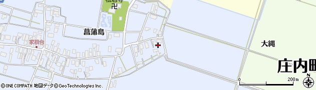 山形県東田川郡庄内町家根合菖蒲島1周辺の地図