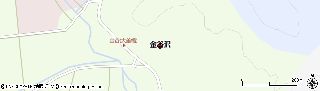 宮城県栗原市栗駒里谷（金谷沢）周辺の地図