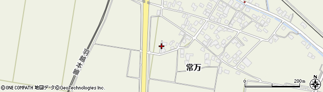 山形県庄内町（東田川郡）常万（屋敷田）周辺の地図