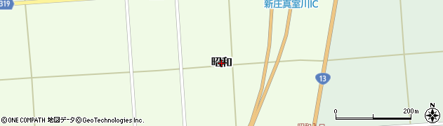山形県新庄市昭和周辺の地図